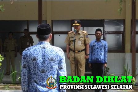 UPACARA PEMBUKAAN DIKLAT PRAJAB GOL.III ANGK.I & II KAB.ENREKANG BEKERJASAMA DGN BADIKLAT PROV.SULSE